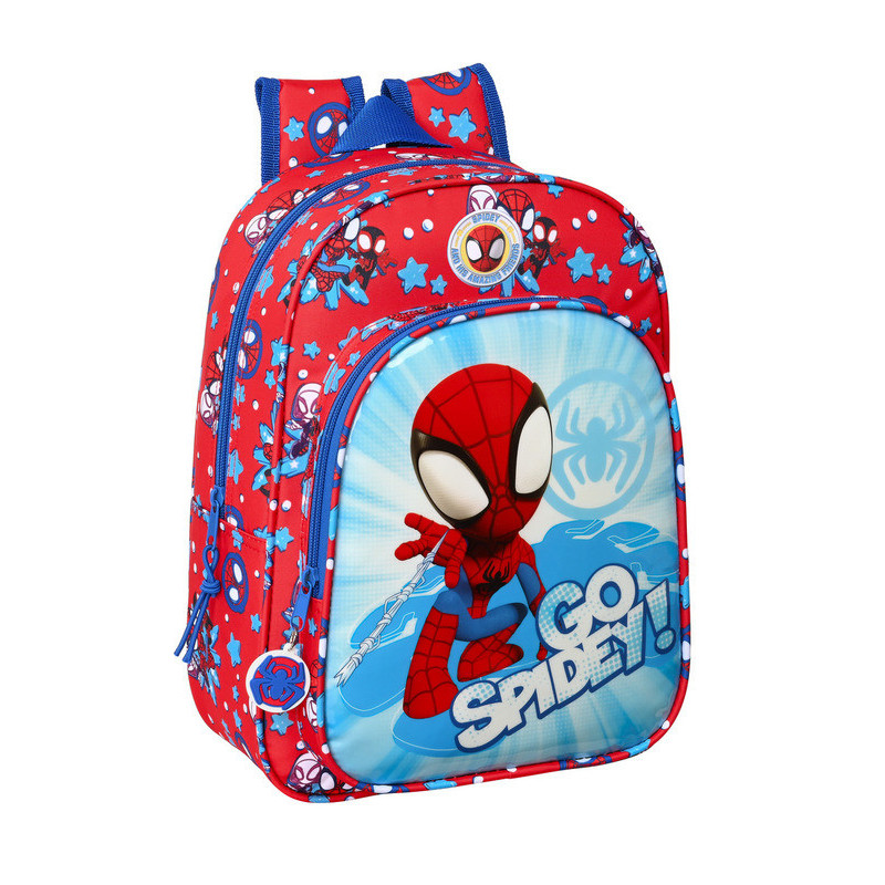 MOCHILA INFANTIL ADAPTABLE SPIDEY 642132185 34*26 SAFTA22