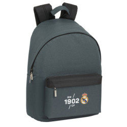 MOCHILA PARA PORTATIL 14,1" REAL MADRID "CARBON" 642102819 41*31 SAFTA22