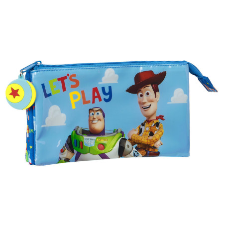 PORTATODO TRIPLE TOY STORY "LET'S PLAY" SAFTA21 ENERO 812131744 12*22