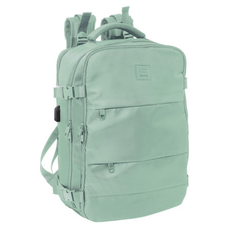 MOCHILA VIAJE CABINA PORTATIL 15,6'' SAFTA "VERDE PASTEL" SAFTA26 622599834 44X29 UNIDAD