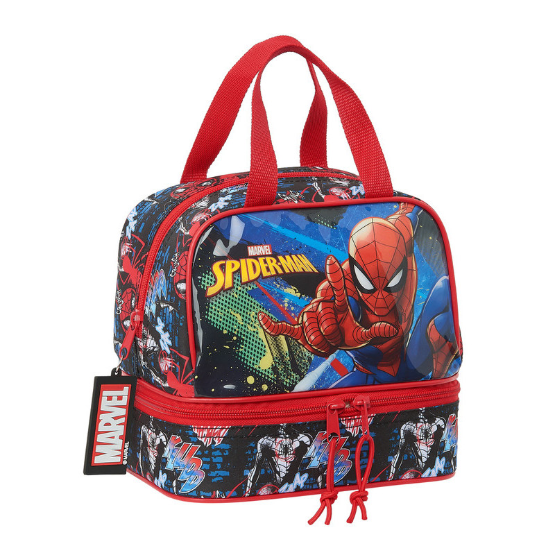 PORTAMERIENDAS SPIDER-MAN "GO HERO" SAFTA21 ENERO 812143040 20*20