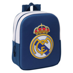 MOCHILA GUARDERIA 3D REAL MADRID 3D SAFTA26 622583011 27X22 UNIDAD