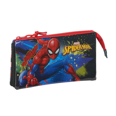 PORTATODO TRIPLE SPIDER-MAN "GO HERO" SAFTA21 ENERO 812143744 12*22