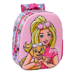 MOCHILA 3D BARBIE 3D SAFTA26 622576890 33X27 UNIDAD
