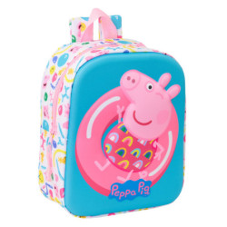 MOCHILA GUARDERIA 3D PEPPA PIG 3D SAFTA26 622572011 27X22 UNIDAD