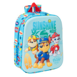 MOCHILA GUARDERIA 3D PAW PATROL 3D SAFTA26 622571011 27X22 UNIDAD