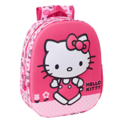 MOCHILA 3D HELLO KITTY 3D SAFTA26 622570890 33X27 UNIDAD