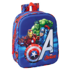 MOCHILA GUARDERIA 3D AVENGERS 3D SAFTA26 622567011 27X22 UNIDAD