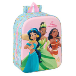 MOCHILA GUARDERIA 3D PRINCESAS DISNEY 3D SAFTA26 622564011 27X22 UNIDAD