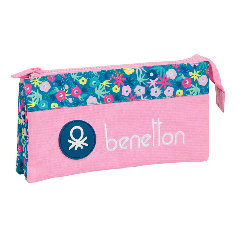 PORTATODO TRIPLE BENETTON "BLOOMING" SAFTA21 ENERO 812150744 12*22