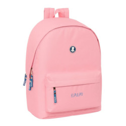 MOCHILA DOBLE PARA PORTATIL 15,6"+USB EL PULPO "ROSA" SAFTA26 622562820 44X31 UNIDAD