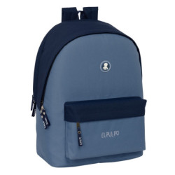 MOCHILA DOBLE PARA PORTATIL 15,6"+USB EL PULPO "AZUL" SAFTA26 622559820 44X31 UNIDAD