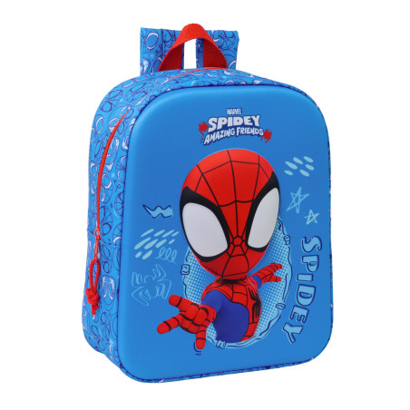 MOCHILA GUARDERIA 3D SPIDEY 3D SAFTA26 622553011 27X22 UNIDAD