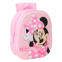 MOCHILA 3D MINNIE MOUSE 3D SAFTA26 622551890 33X27 UNIDAD