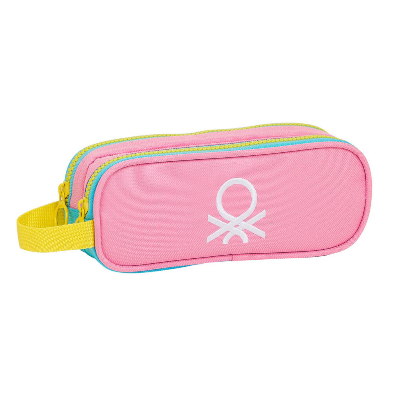 PORTATODO DOBLE BENETTON "COLOR BLOCK" SAFTA21 ENERO 812153513 8*21