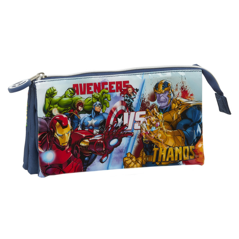 PORTATODO TRIPLE AVENGERS "HEROES VS THANOS" SAFTA21 ENERO 812179744 12*22