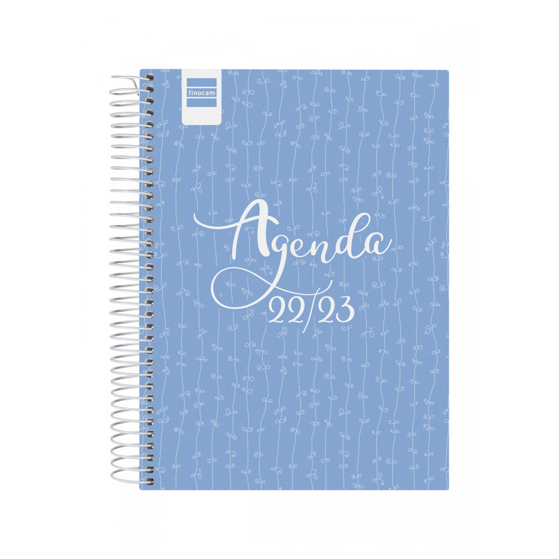 AGENDA ESPIRAL ESCOLAR FINOCAM22 COOL 1/4 1DP 22-23 AZUL+ 4º - 155X212 645060123