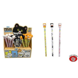 LAPIZ DECORADO SORT SERIE CATS 3MOD 6629 (36)