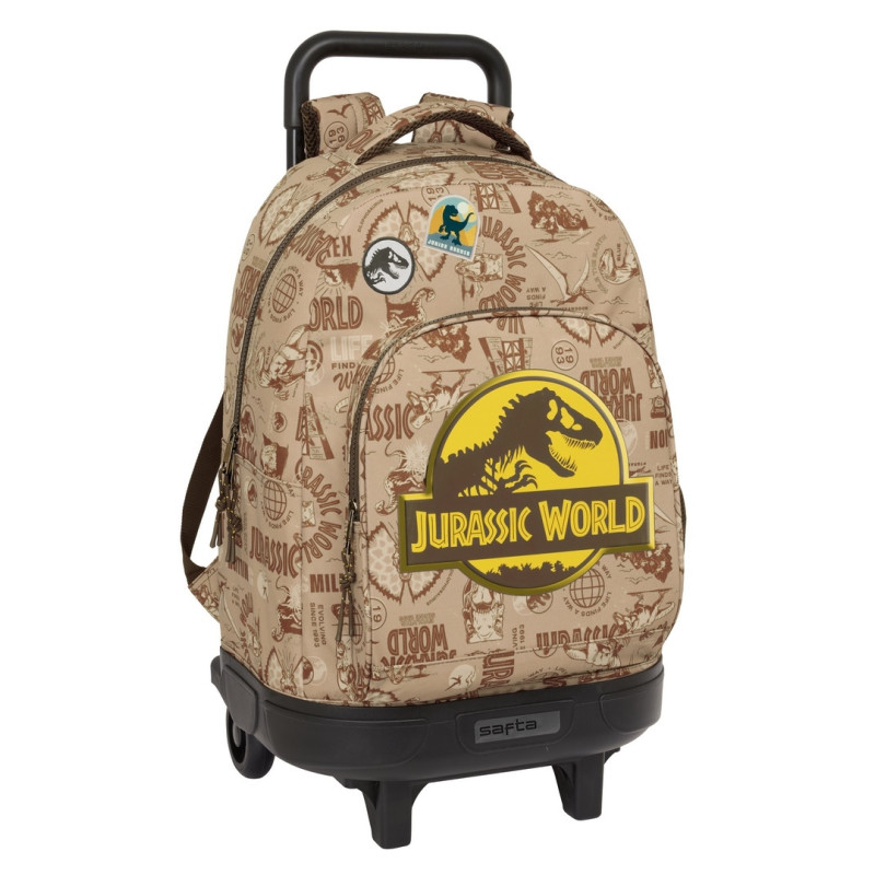 MOCHILA GDE. C/RUEDAS COMPACT EXT.SIMPLE JURASSIC WORLD SAFTA25 ENERO 612463918