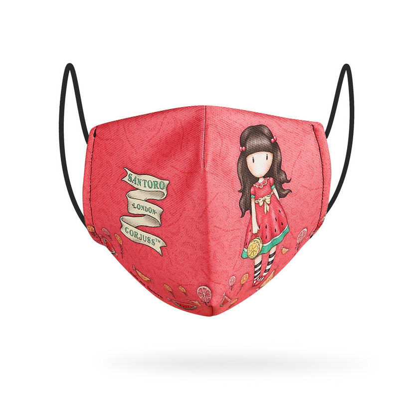 MASCARILLA 6/9 AÑOS ROJA EVERY SUMMER GORJUSS SAFTA21 ENERO 822025897