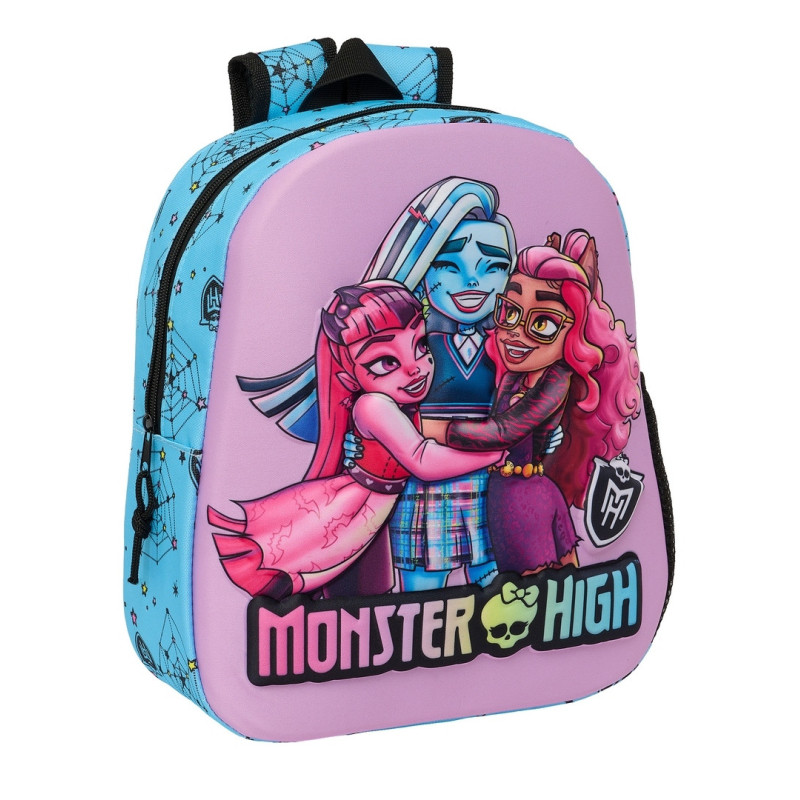 MOCHILA 3D MONSTER HIGH SAFTA26 622474890 33X27 UNIDAD