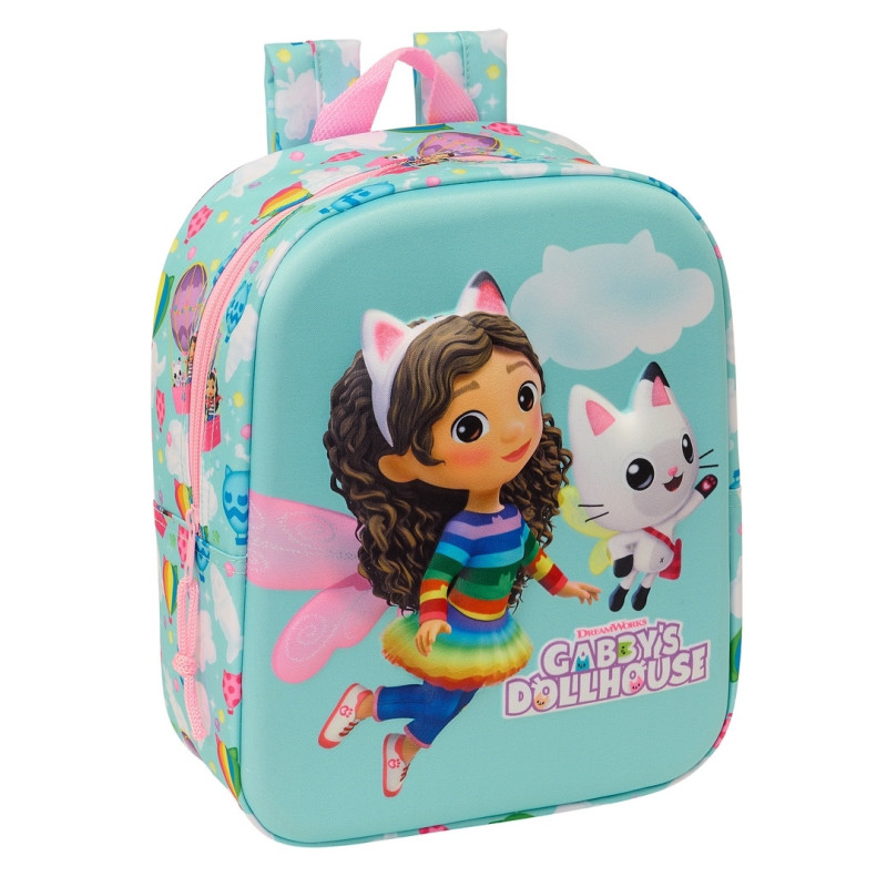 MOCHILA GUARDERIA 3D BOLSILLO RED GABBY'S DOLLHOUSE SAFTA25 ENERO 622473011