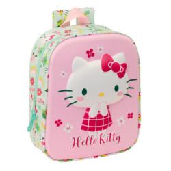 MOCHILA GUARDERIA 3D BOLSILLO RED HELLO KITTY SAFTA25 ENERO 622470011