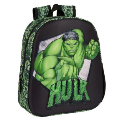 MOCHILA 3D HULK SAFTA26 622466890 33X27 UNIDAD