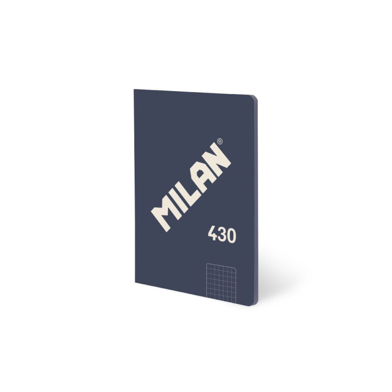 LIBRETA A5 MILAN ENCOLADA 48H CUADRO 5*5 95G 430 SINCE 1918 AZUL 57253G48B UNIDAD