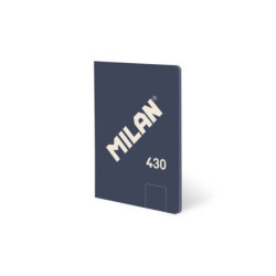 LIBRETA A5 MILAN ENCOLADA 48H LISO 95G 430 SINCE 1918 AZUL 57251G48B UNIDAD