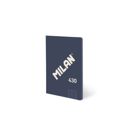 LIBRETA A6 MILAN ENCOLADA 48H CUADRO 5*5 95G 430 SINCE 1918 AZUL 57263G48B UNIDAD