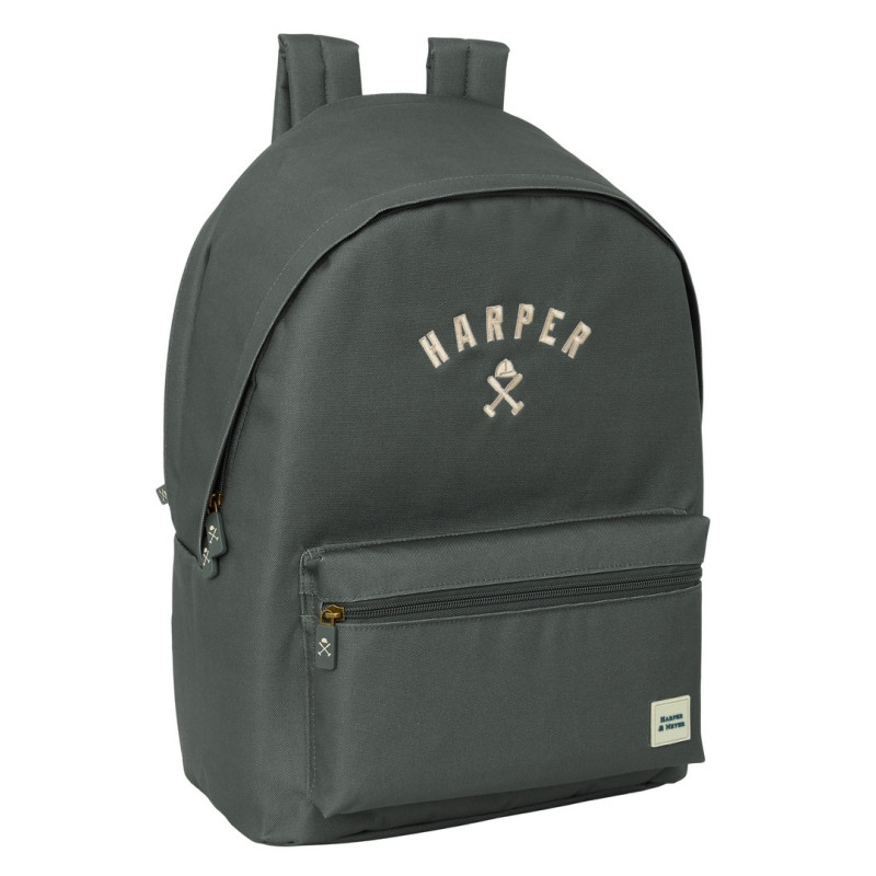 MOCHILA DOBLE PARA PORTATIL 15,6"+USB HARPER & NEYER "GREY" SAFTA26 622414820 44X31 UNIDAD