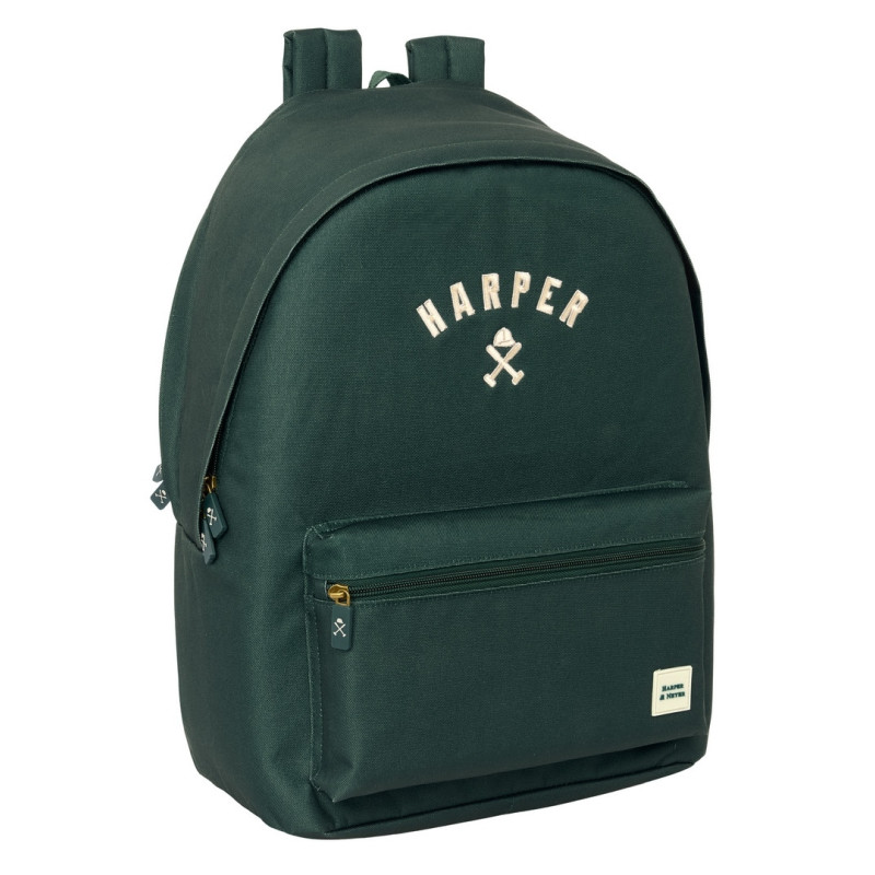 MOCHILA DOBLE PARA PORTATIL 15,6"+USB HARPER & NEYER "GREEN" SAFTA26 622413820 44X31 UNIDAD