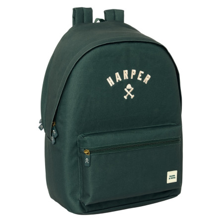 MOCHILA DOBLE PARA PORTATIL 15,6"+USB HARPER & NEYER "GREEN" SAFTA26 622413820 44X31 UNIDAD