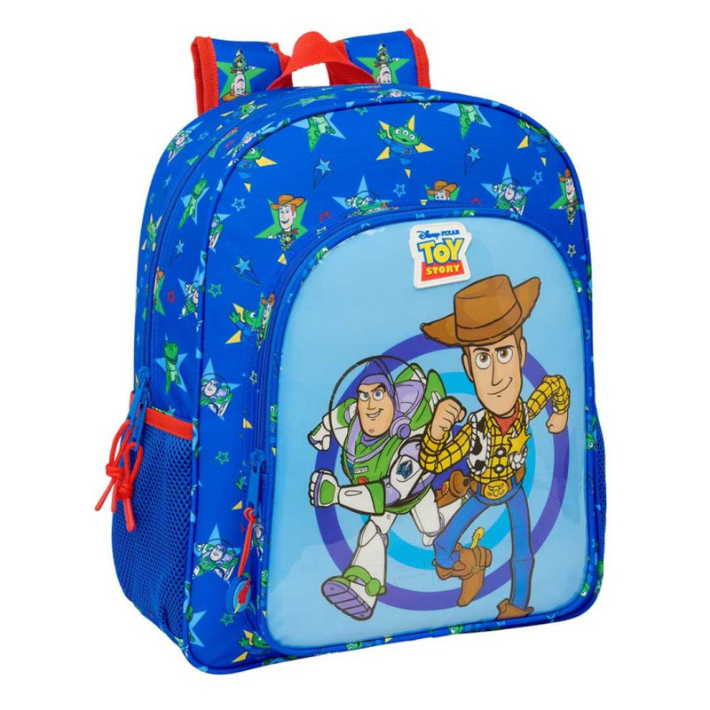 MOCHILA JUNIOR ADAPT.CARRO TOY STORY "GOOD VIBES" SAFTA26 612431640 38X32 UNIDAD
