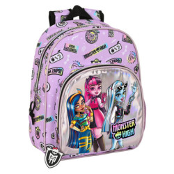 MOCHILA INFANTIL ADAPT.CARRO MONSTER HIGH "BEST BOOS" 622340609 SAFTA23 VAC