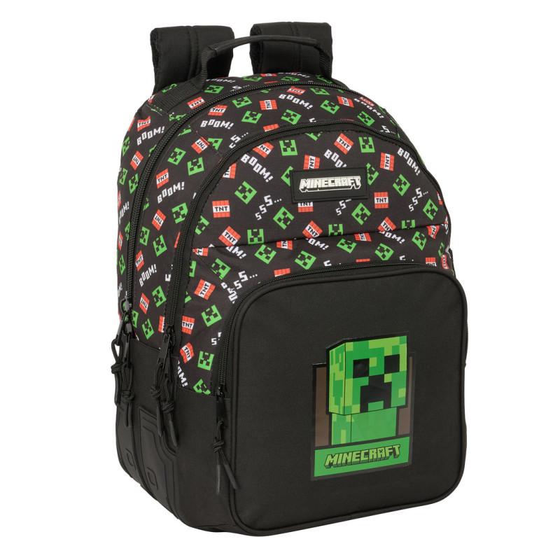 MOCHILA DOBLE ADAPT.CARRO MINECRAFT SAFTA26 612647773 42X32 UNIDAD