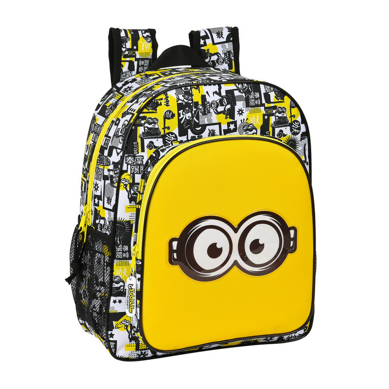 MOCHILA JUNIOR ADAPT.CARRO MINIONS 622006640 38*32 SAFTA22