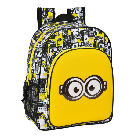 MOCHILA JUNIOR ADAPT.CARRO MINIONS 622006640 38*32 SAFTA22