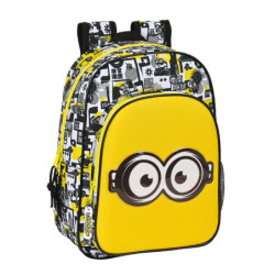 MOCHILA INFANTIL ADAPT.CARRO MINIONS 622006185 34*26 SAFTA22