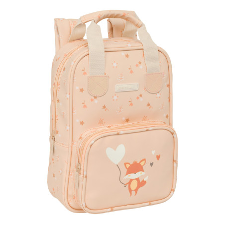 MOCHILA INFANTIL CON ASAS SAFTA PREESCOLAR "FLORES" SAFTA26 642691765 28X20 UNIDAD