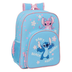 MOCHILA JUNIOR ADAPT.CARRO STITCH "HAPPY" SAFTA25 VAC 612588640 MEDIDAS: 38*32
