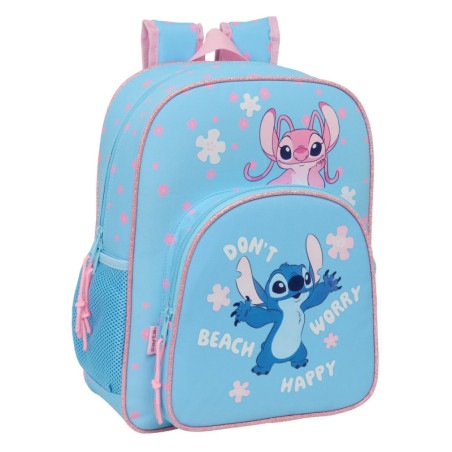 MOCHILA JUNIOR ADAPT.CARRO STITCH "HAPPY" SAFTA25 VAC 612588640 MEDIDAS: 38*32