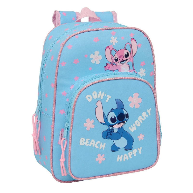 MOCHILA INFANTIL ADAPT.CARRO STITCH "HAPPY" SAFTA25 VAC 612588185 MEDIDAS: 34*26