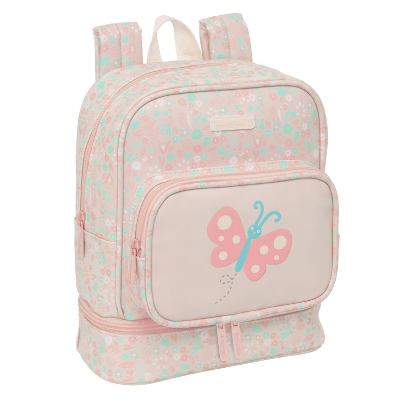 MOCHILA NEVERA GUARDERIA SAFTA PREESCOLAR "MARIPOSA" SAFTA26 642690233 27X22 UNIDAD