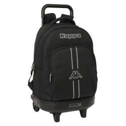 MOCHILA GDE. C/RUEDAS COMPACT EXTRAIBLE KAPPA "DARK" SAFTA25 ENERO 612575918