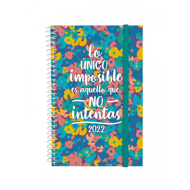 AGENDA ESPIRAL ANUAL DESIGN COL.E5 SV 2022 IMPOSIBLE+ FINOCAM22 742212522