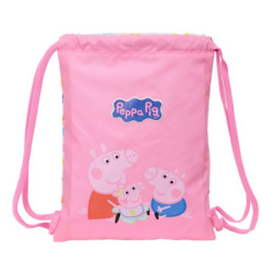 SACO PLANO JUNIOR PEPPA PIG "BABY PIG" SAFTA26 612572855 34X26 UNIDAD