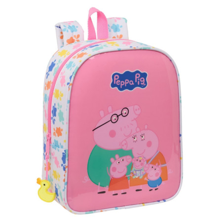 MOCHILA GUARDERIA ADAPT.CARRO PEPPA PIG "BABY PIG" SAFTA26 612572232 27X22 UNIDAD