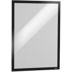 MARCOS AUTOADHESIVOS A3 NEGRO PANEL MAGNETICO 2 UDS DURABLE